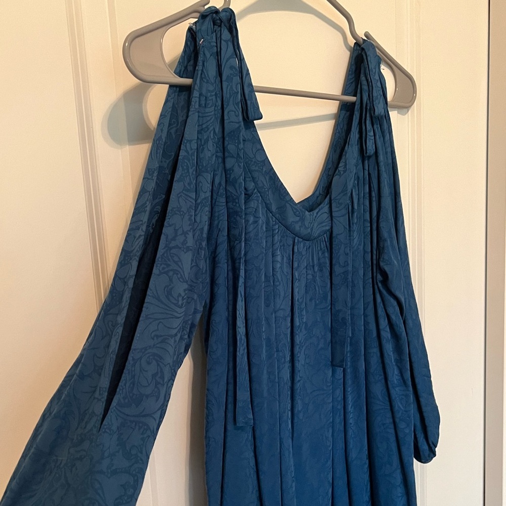 Anthropologie - Holding Horses - Blue Floral Dress - Picture 5 of 8